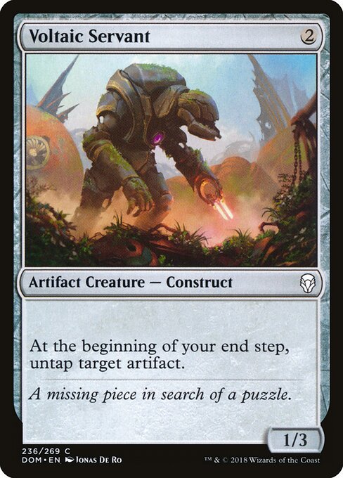 Voltaic Servant card from DOM #236