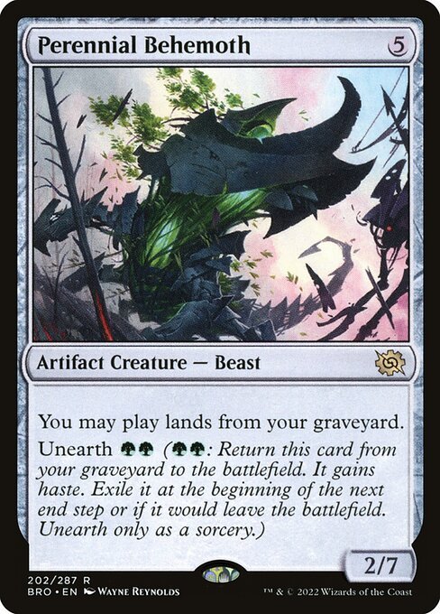 Perennial Behemoth card from BRO #202