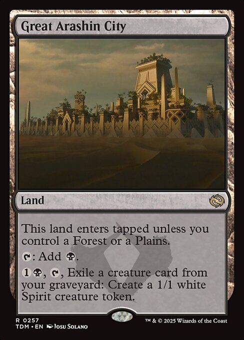 Great Arashin City card from TDM #257