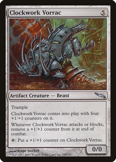 Clockwork Vorrac card from MRD #156
