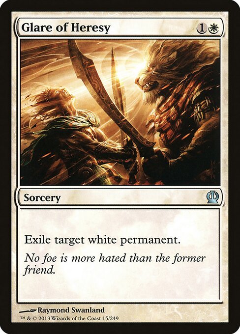 Glare of Heresy card from THS #15