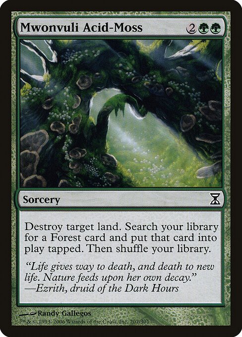 Mwonvuli Acid-Moss card from TSP #207