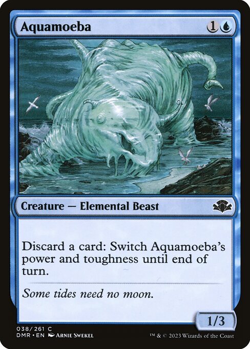 Aquamoeba card from DMR #38