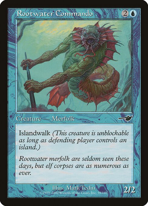 Rootwater Commando card from NMS #39