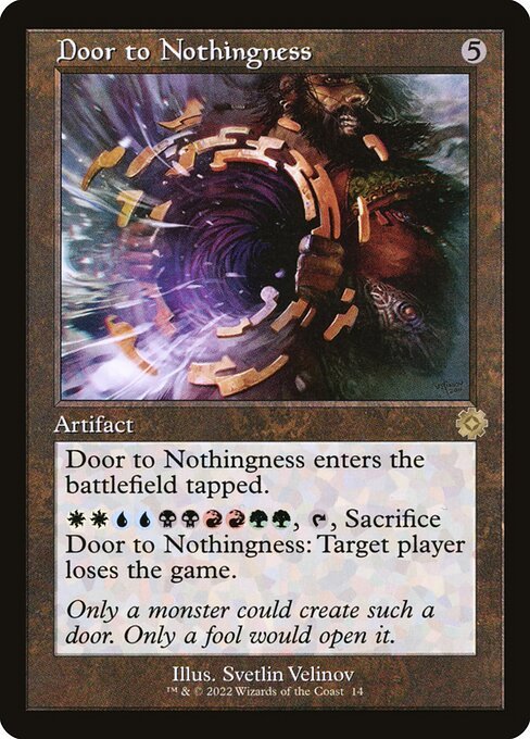 Door to Nothingness card from BRR #14