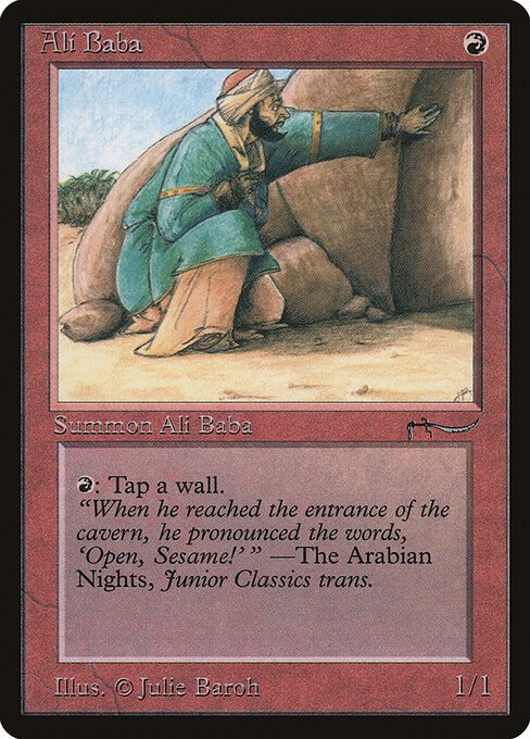 Ali Baba card from ARN #product-3164