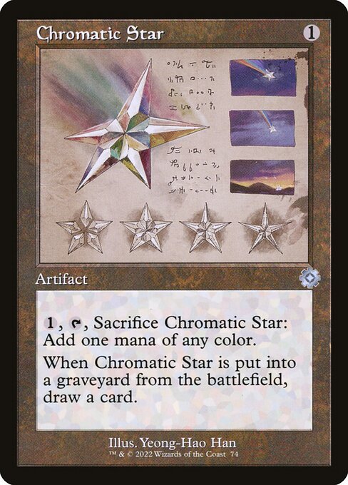 Chromatic Star card from BRR #74