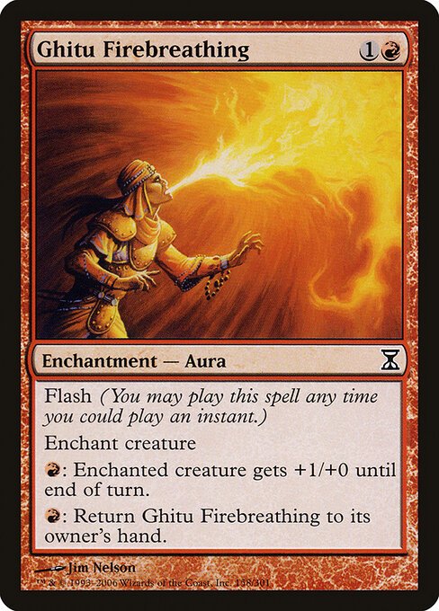 Ghitu Firebreathing card from TSP #158