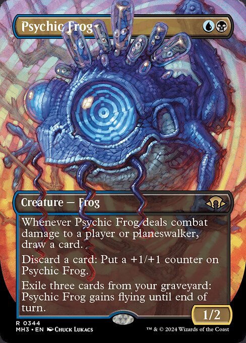 Psychic Frog card from MH3 #344