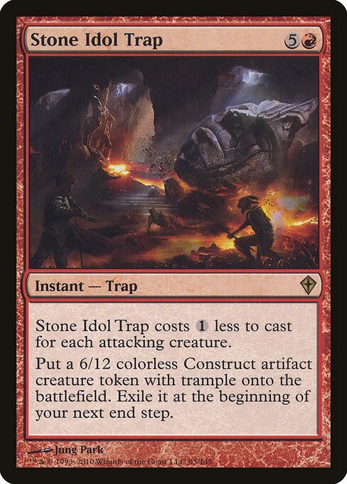 Stone Idol Trap card from WWK #93