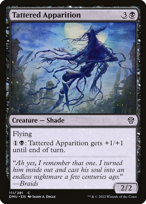Tattered Apparition card from DMU #111