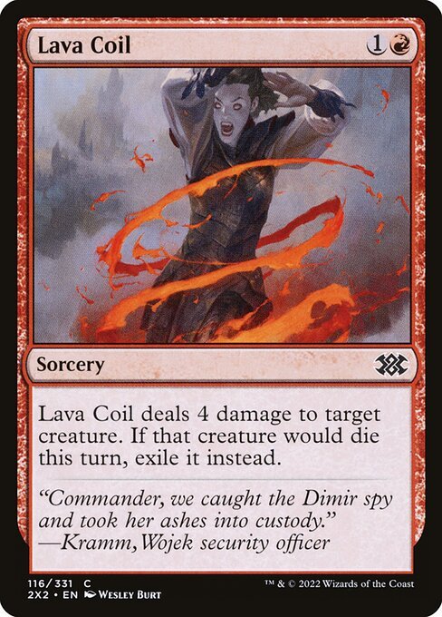 Lava Coil card from 2X2 #116