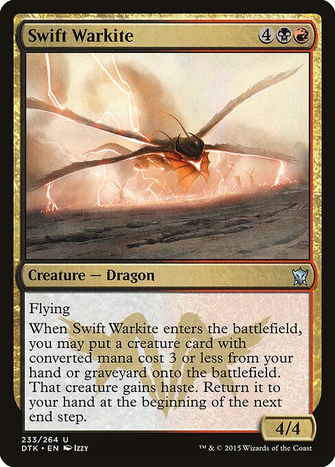 Swift Warkite card from DTK #233