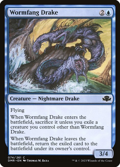 Wormfang Drake card from DMR #74