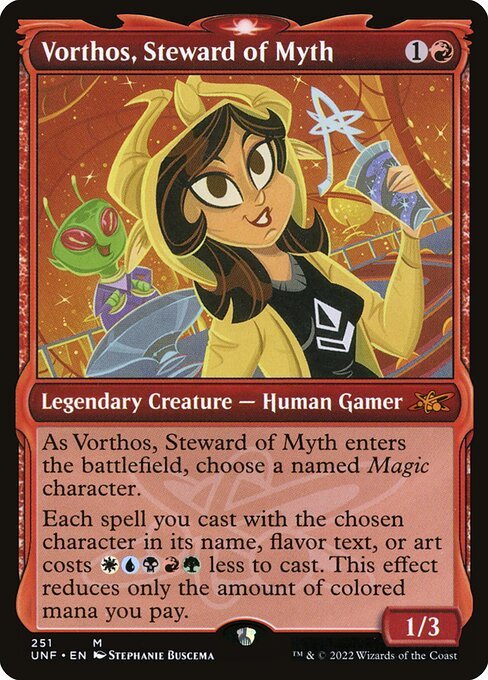 Vorthos, Steward of Myth card from UNF #251