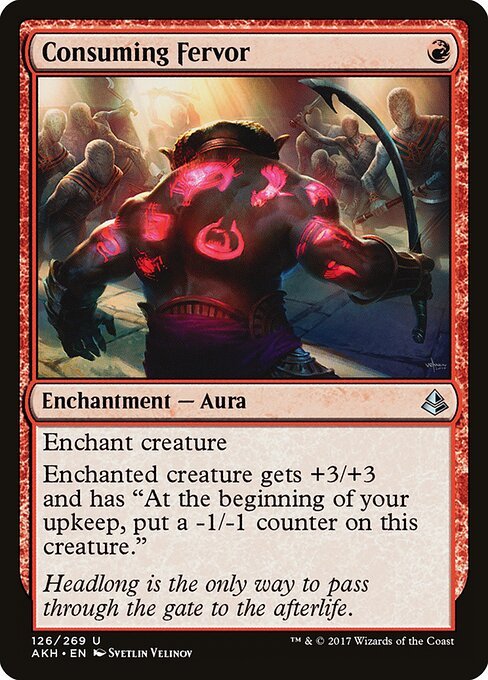 Consuming Fervor card from AKH #126