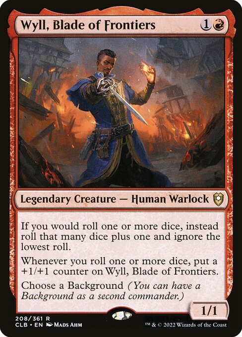 Wyll, Blade of Frontiers card from CLB #208