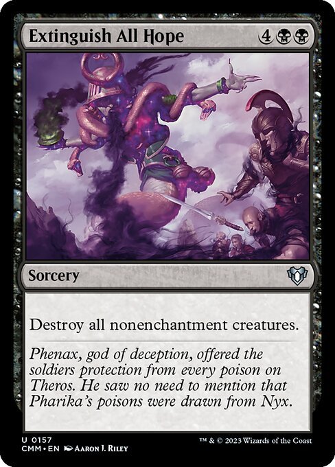 Extinguish All Hope card from CMM #157