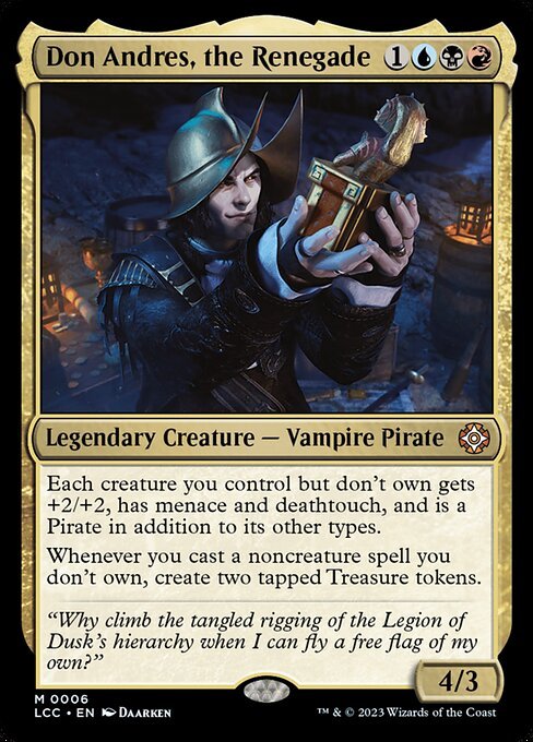 Don Andres, the Renegade card from LCC #6