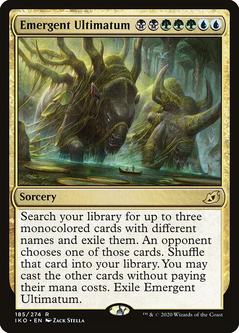 Emergent Ultimatum card from IKO #185