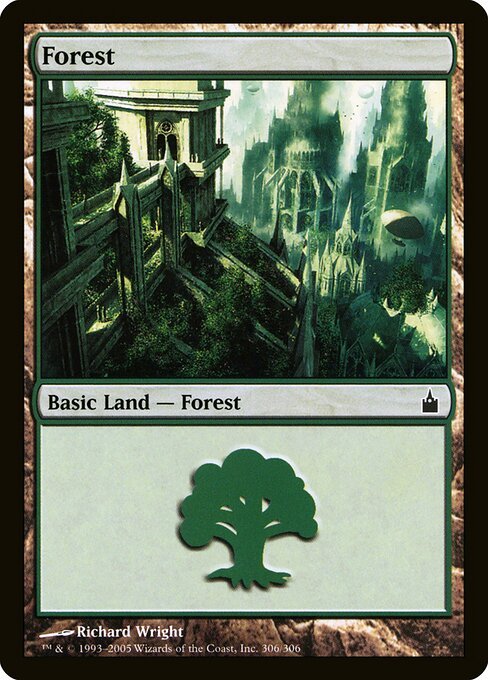 Forest (306) card from RAV #306