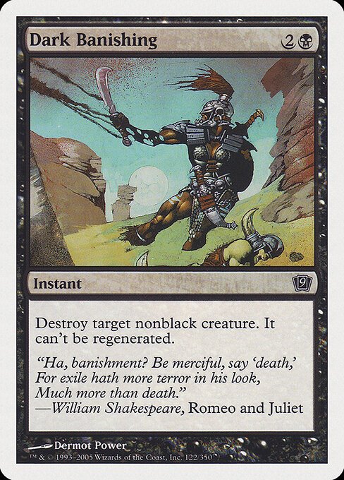 Dark Banishing card from 9ED #122