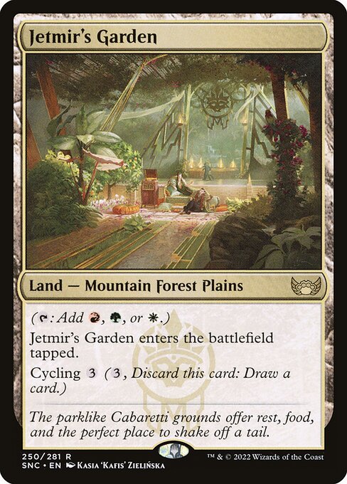 Jetmir's Garden card from SNC #250