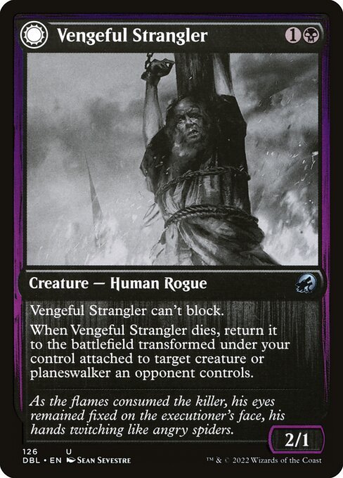 Vengeful Strangler card from DBL #126