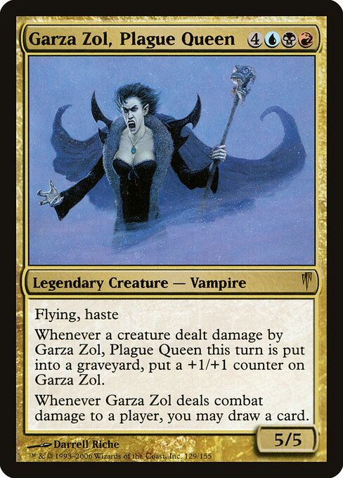 Garza Zol, Plague Queen card from CSP #129