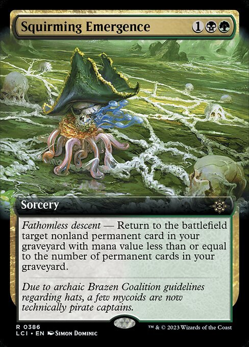 Squirming Emergence card from LCI #386