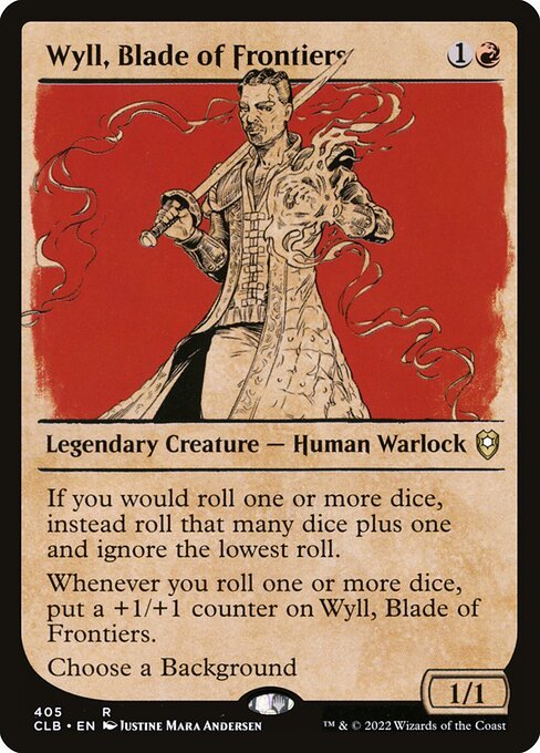 Wyll, Blade of Frontiers card from CLB #405