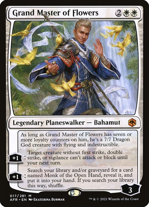 Grand Master of Flowers card from AFR #17