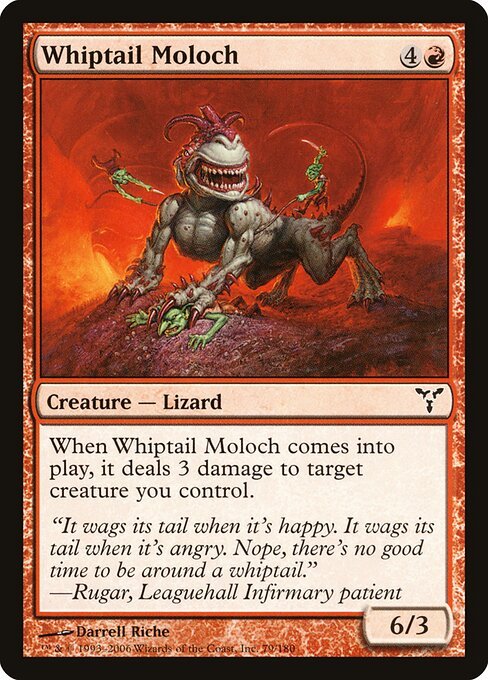 Whiptail Moloch card from DIS #79