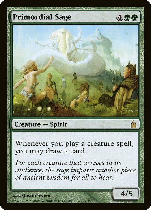 Primordial Sage card from RAV #177