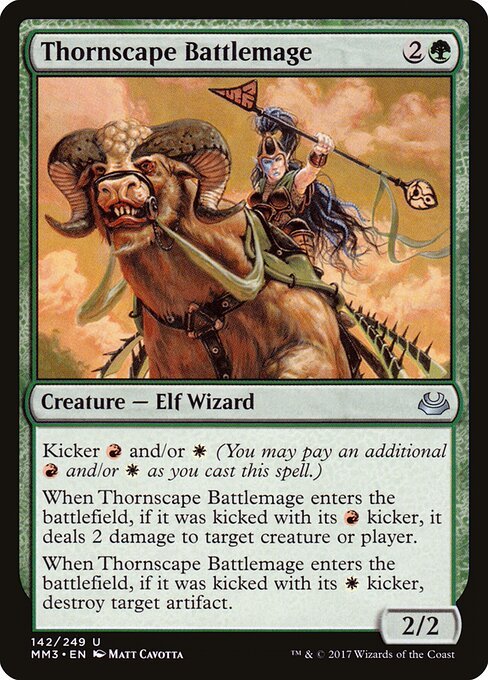 Thornscape Battlemage card from MM3 #142