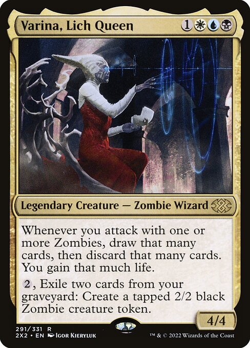 Varina, Lich Queen card from 2X2 #291