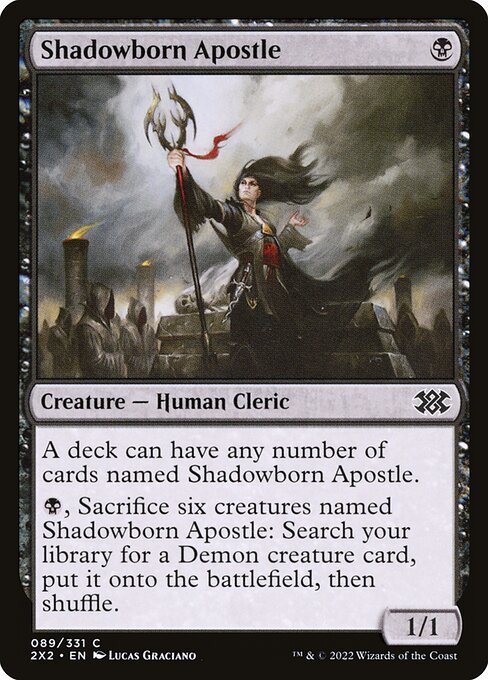 Shadowborn Apostle card from 2X2 #89