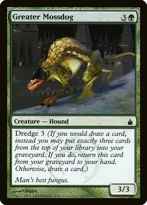 Greater Mossdog card from RAV #169