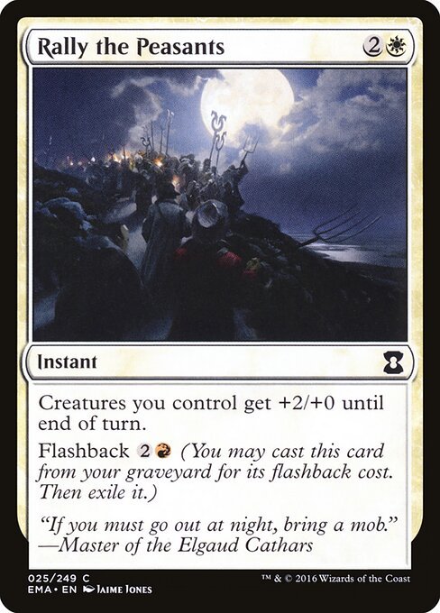 Rally the Peasants card from EMA #25