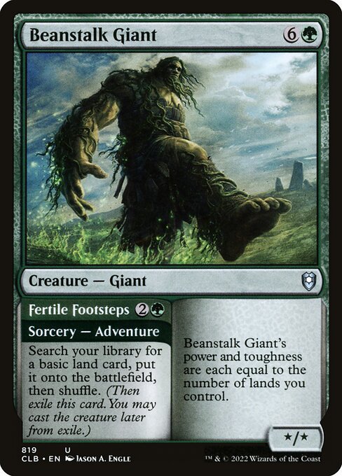 Beanstalk Giant card from CLB #819