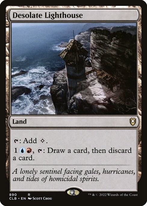 Desolate Lighthouse card from CLB #890