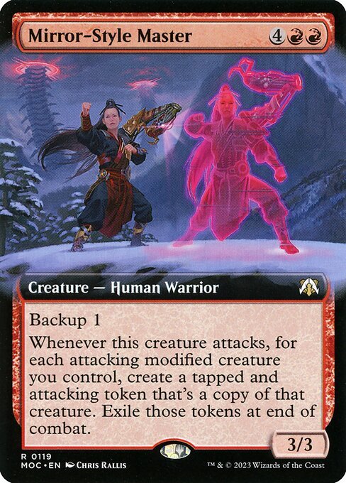 Mirror-Style Master card from MOC #119