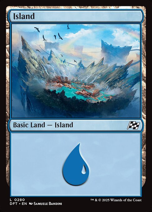 Island (0280) card from DFT #280