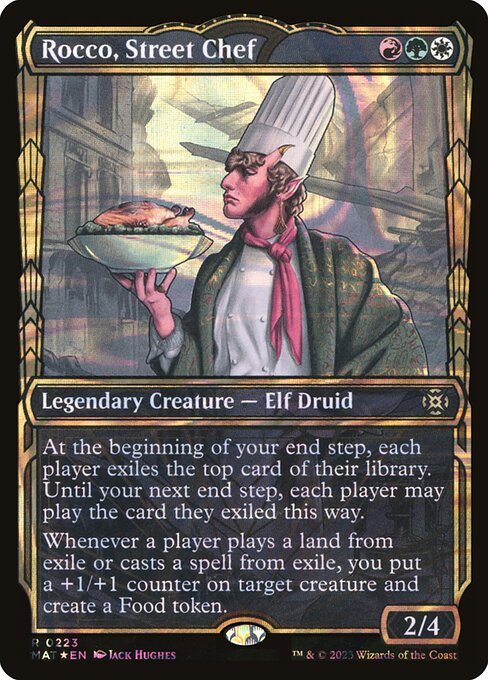 Rocco, Street Chef card from MAT #223