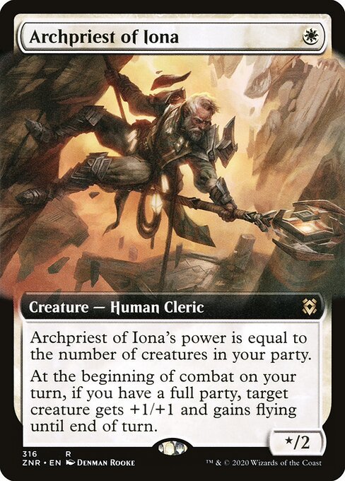 Archpriest of Iona card from ZNR #316