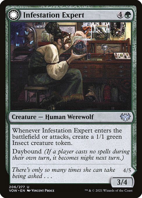 Infestation Expert card from VOW #206