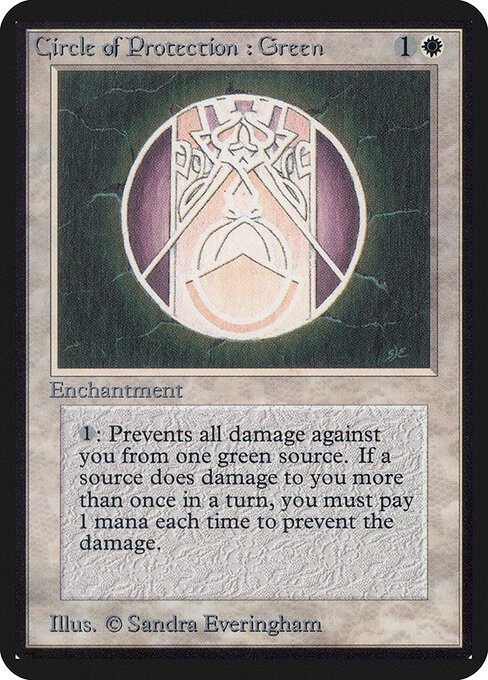 Circle of Protection: Green card from LEA #product-1060