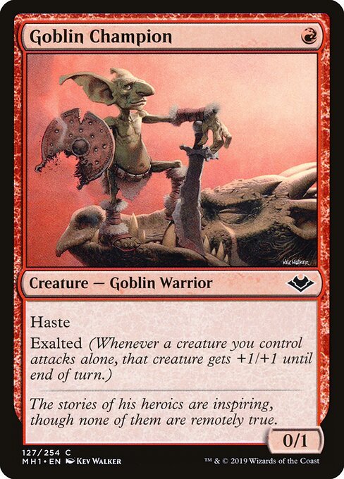 Goblin Champion card from MH1 #127