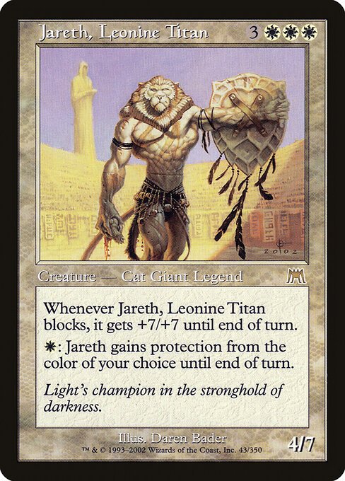 Jareth, Leonine Titan card from ONS #43