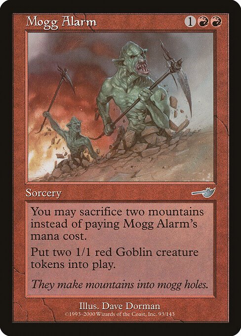 Mogg Alarm card from NMS #93